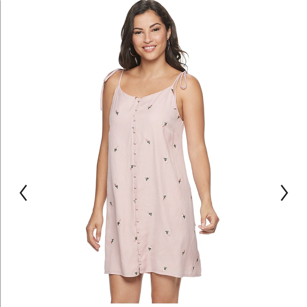 Hailey Lyn floral slip dress